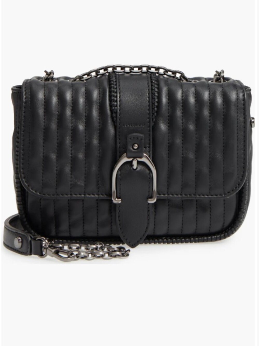 Quilted Chain Strap Shoulder Bag Longchamp